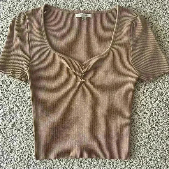Brown Crop Top - Picture 1 of 5